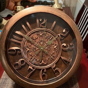 Stylish cooper clock bag with tag brand new, clock actually works too !